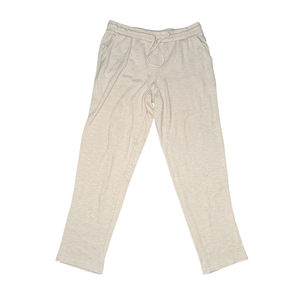 Natori Joggers Oatmeal Beige Small Relaxed Knit Loungewear Casual Sleepwear